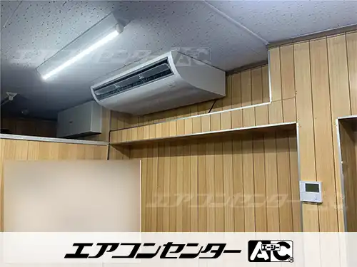 門真市 建設業倉庫に設置されたお客様ページ詳細