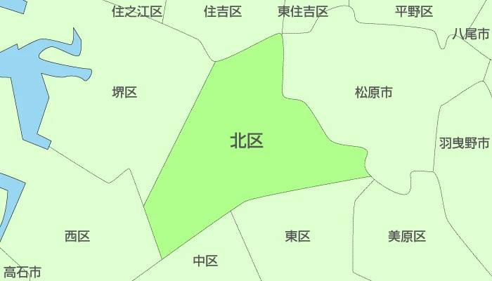 堺市北区及び周辺地域も対応いたします。