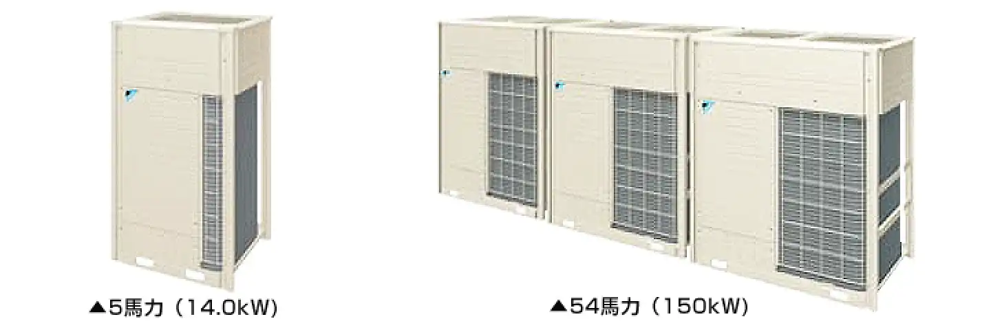 ビル用マルチVe-upIVの室外機イメージ