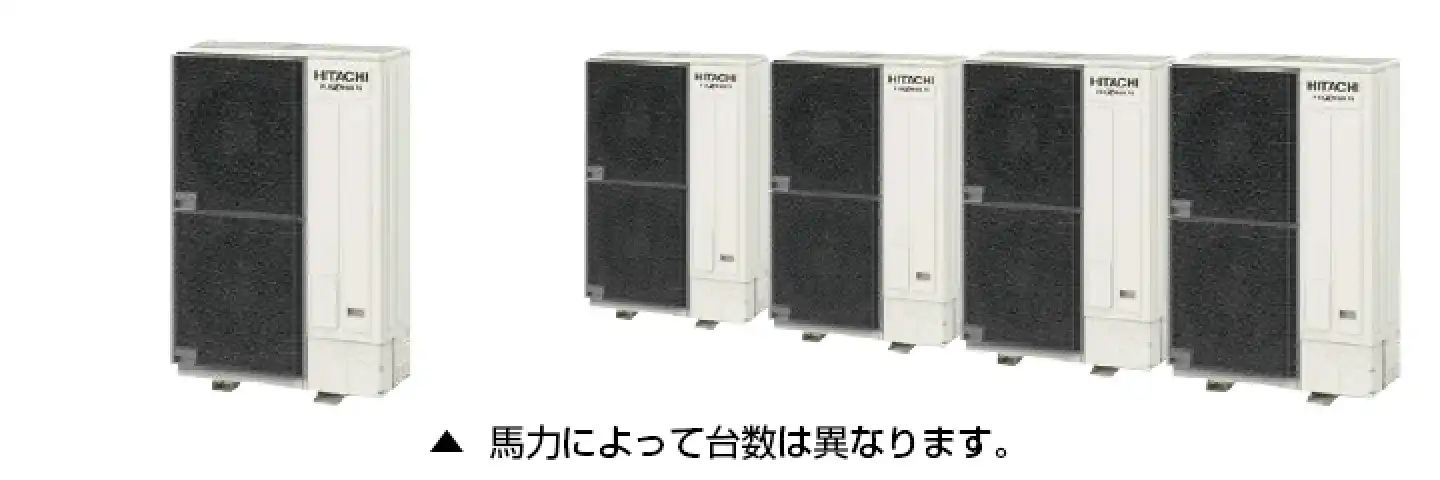 フレックスマルチminiモジュール 高効率SSMシリーズの室外機イメージ