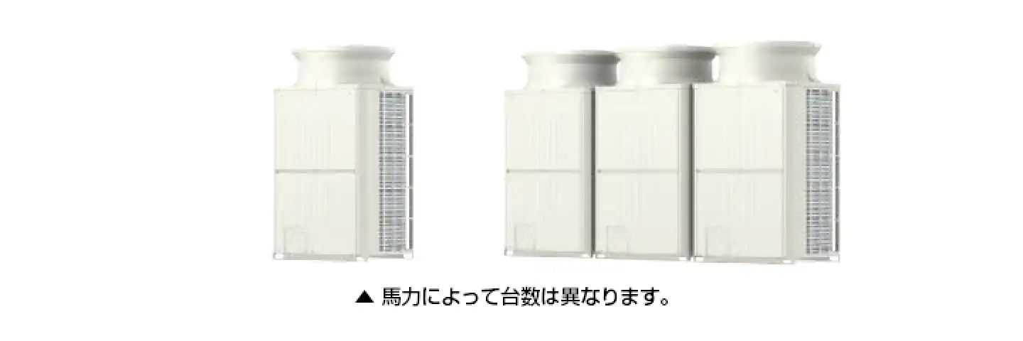 リプレースズバ暖マルチ7の室外機イメージ