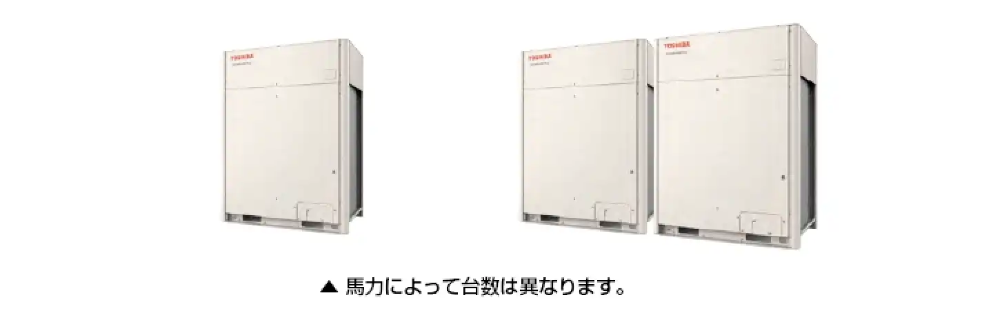 冷暖フレックス スーパーマルチu 高効率S仕様の室外機イメージ