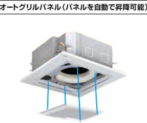 自動で昇降可能