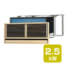 マルチ壁埋込形（室内機のみ） 2.5Kw